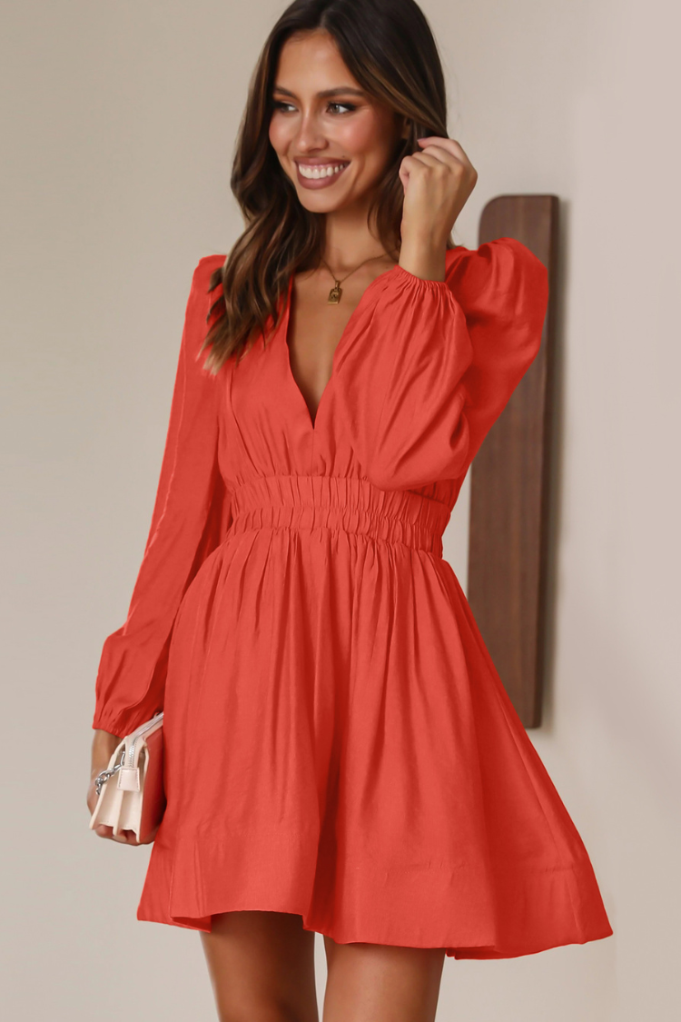 Rossie Mini Ruffle Dress